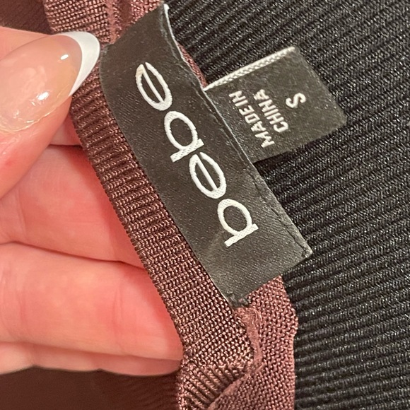 BEBE DRESS | SIZE S | BROWN - Picture 2 of 5